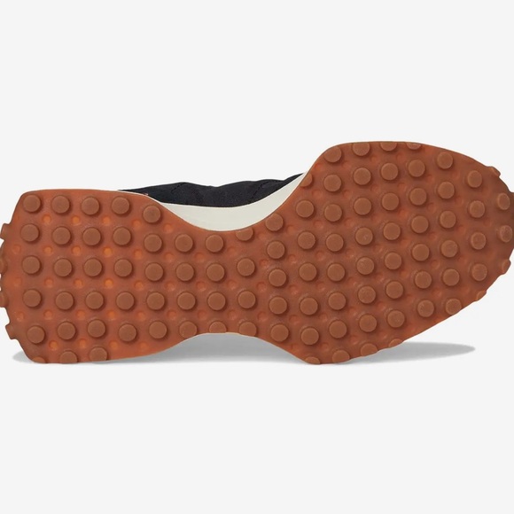 New Balance 327 Navy and Cream Sneakers - Picture 3 of 9